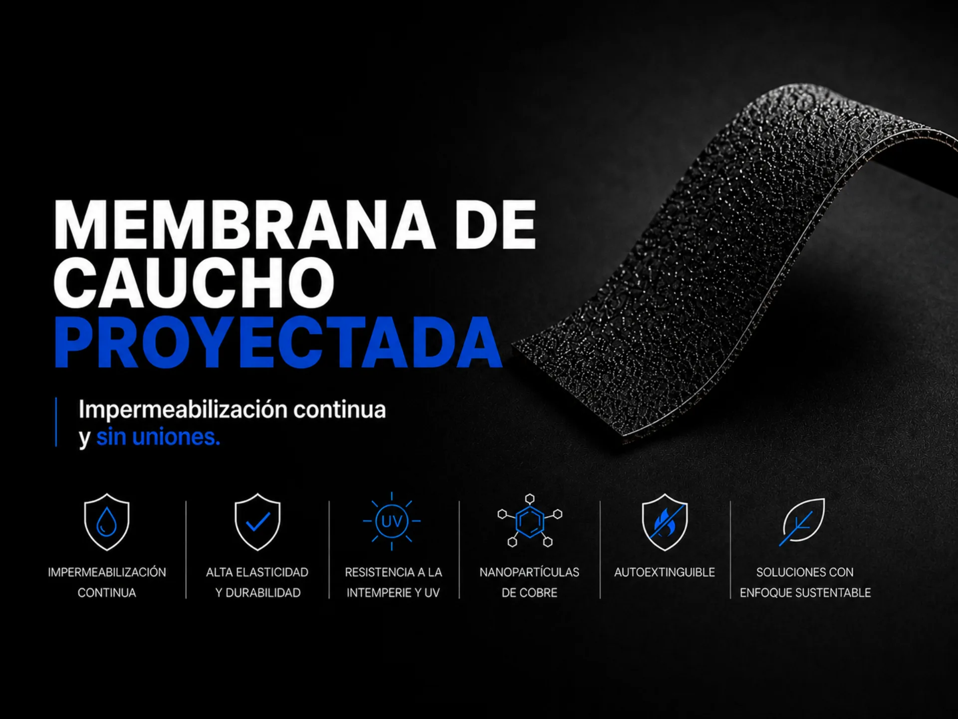 Aplicación de membrana líquida sobre cubierta industrial