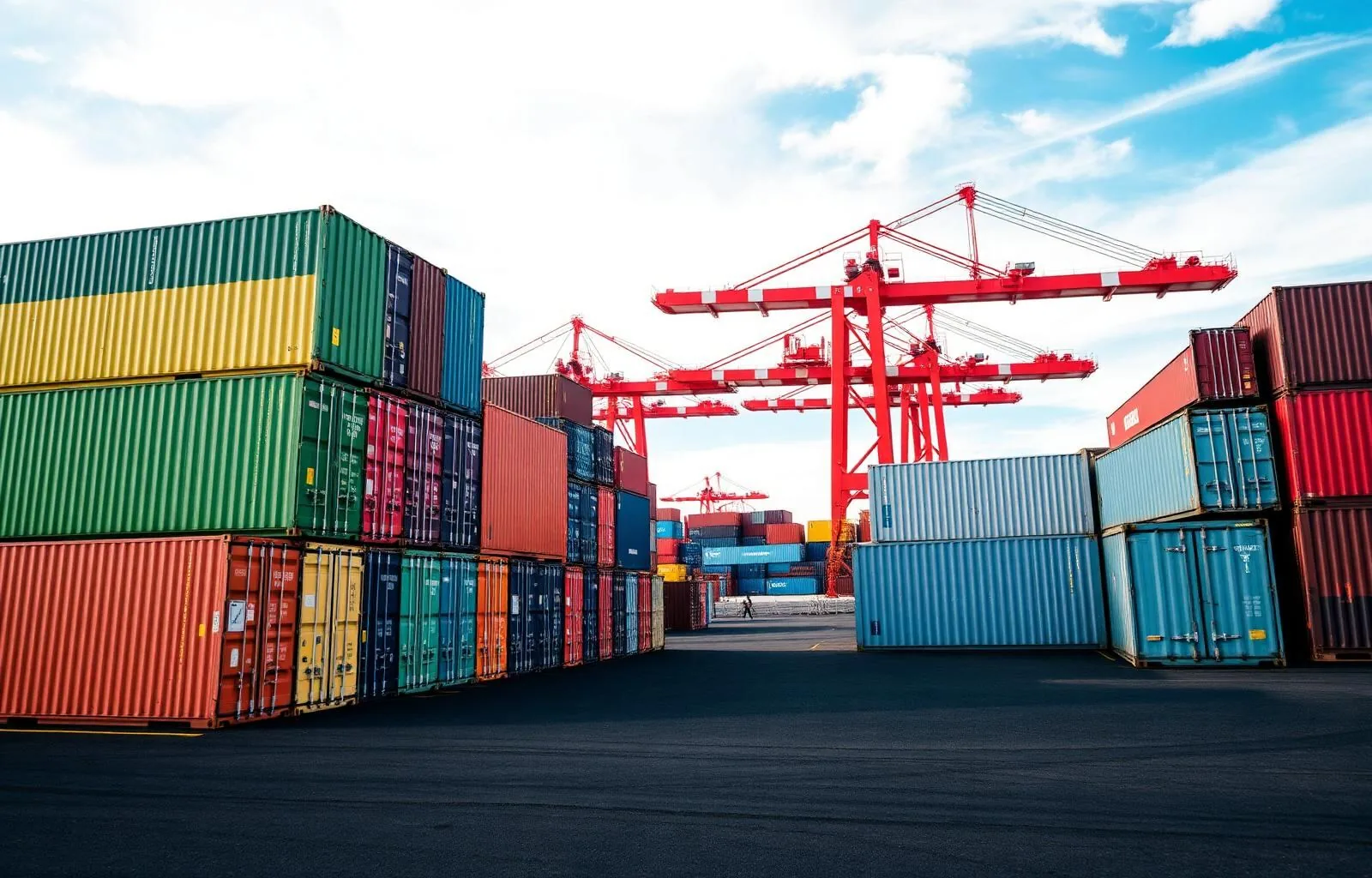 Contenedores y equipos — solución MEMBRAX para marítima y portuaria
