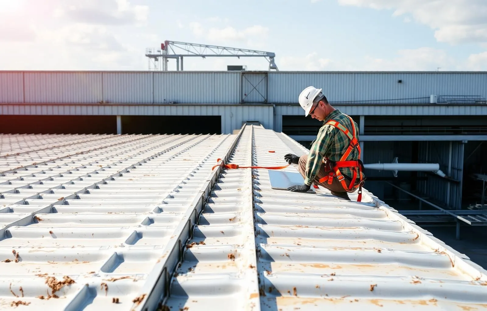 Mantención preventiva de techumbres de zinc — intervención técnica MEMBRAX
